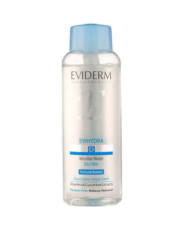 میسلار واتر چشم و صورت اویدرم Eviderm مناسب پوست خشک و حساس حجم 230ml
