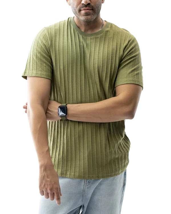تی شرت مردانه سبز سدری آر ان اس RNS کد 12022498