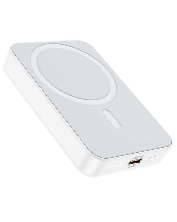 پاوربانک 20 وات فست شارژ سفید بروفون Borofone مدل BJ25 PLUS ظرفیت 10000 میلی آمپر ساعت