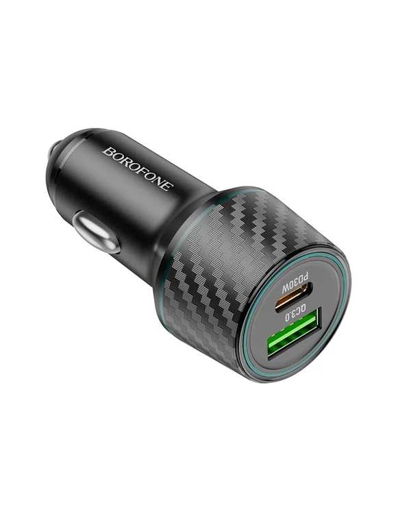 شارژر فندکی 48 وات مشکی بروفون Borofone مدل BZ21 USB - تصویر 4