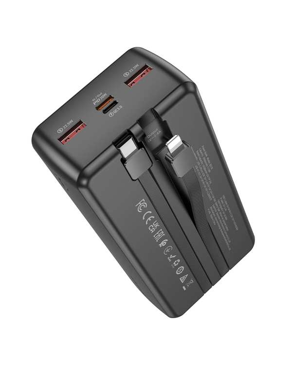 پاوربانک 22.5 وات فست شارژ مشکی بروفون Borofone مدل BJ57B ظرفیت 30000 میلی آمپر ساعت - تصویر 2