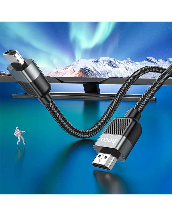 کابل تبدیل HDTV مشکی هوکو hoco مدل US09 طول 2 متر - تصویر 6