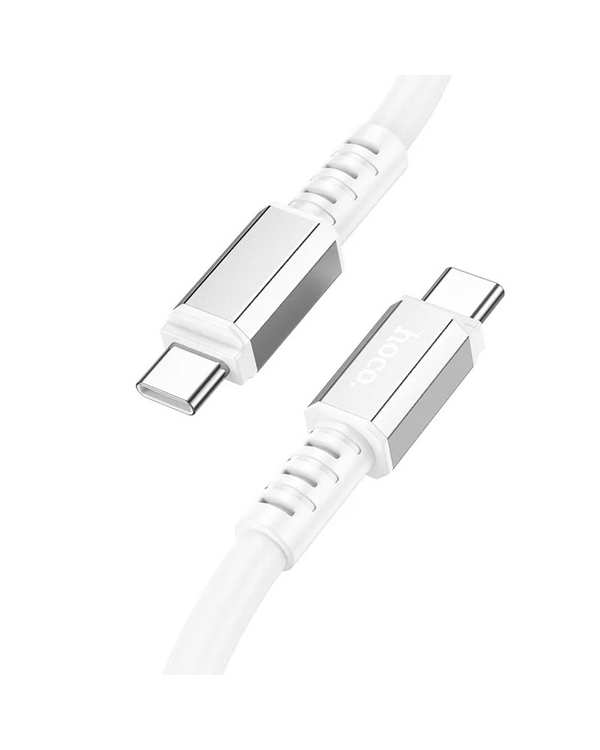کابل شارژ 60 وات USB-C به USB-C سفید هوکو hoco مدل X85 - تصویر 5