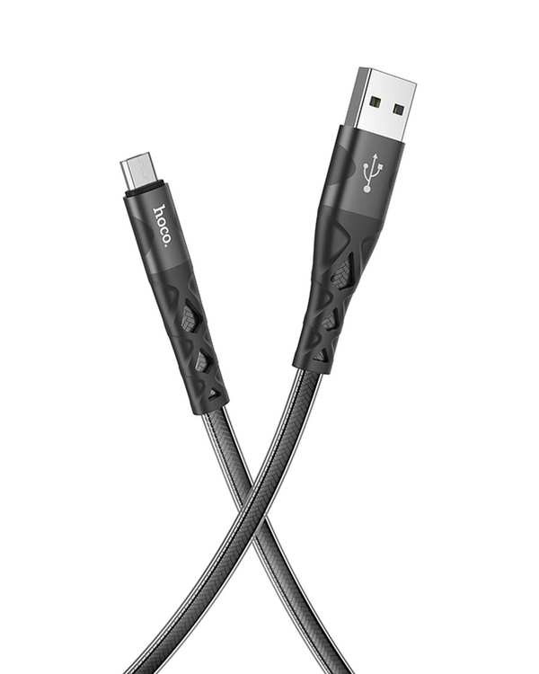 کابل شارژ کنفی مشکی هوکو hoco مدل U105 MICRO