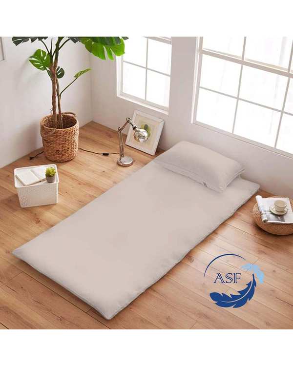 تشک ژاپنی طبی یک نفره سایز 90*200 کرم ای اس اف ASF مدل ZENTO Max به همراه روبالشی