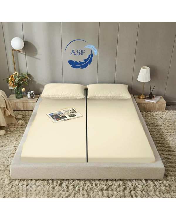 تشک ژاپنی طبی دو نفره سایز 160*200 استخوانی ای اس اف ASF مدل ZENTO Max به همراه روبالشی