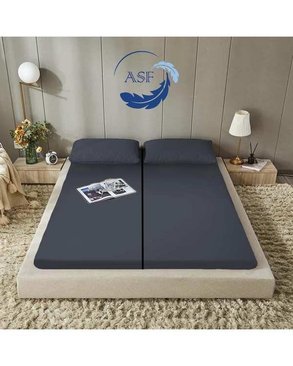 تشک ژاپنی طبی دو نفره سایز 180*200 نوک مدادی ای اس اف ASF مدل ZENTO Max به همراه روبالشی