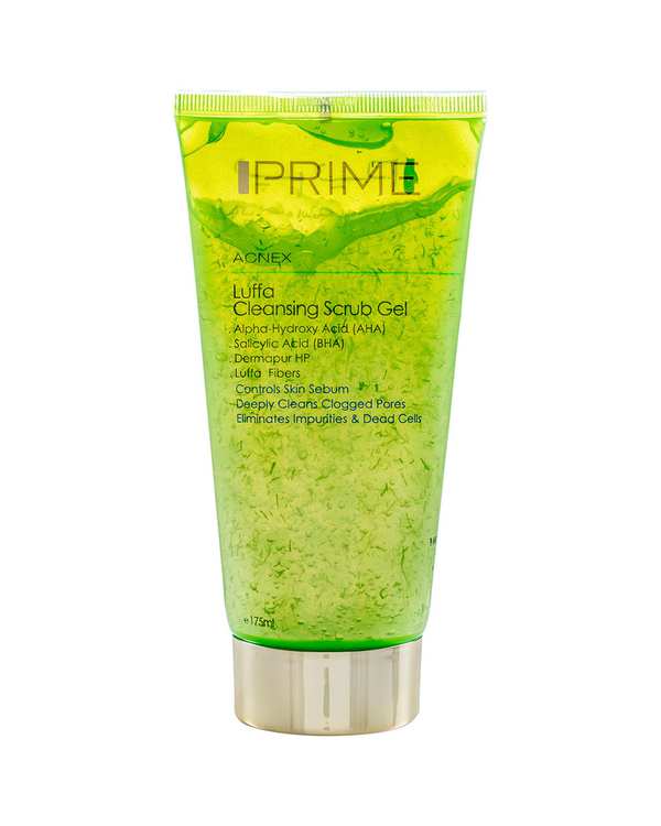 ژل پاک کننده اسکراب لوفا پرایم Prime مناسب پوست چرب حجم 175ml