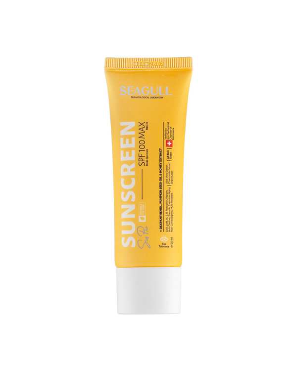 کرم ضد آفتاب بی رنگ SPF100 سی گل Seagull حجم 50ml