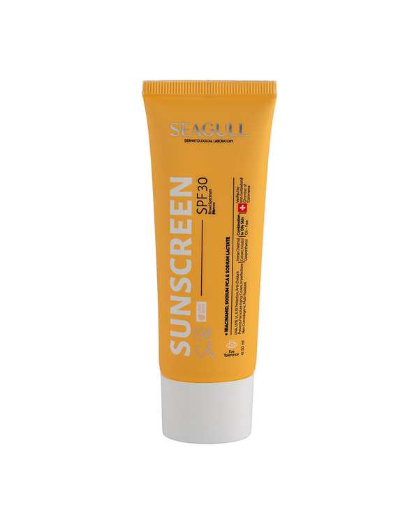 کرم ضد آفتاب رنگی SPF30 سی گل Seagull مناسب برای پوست های مختلط تا چرب حجم 50ml