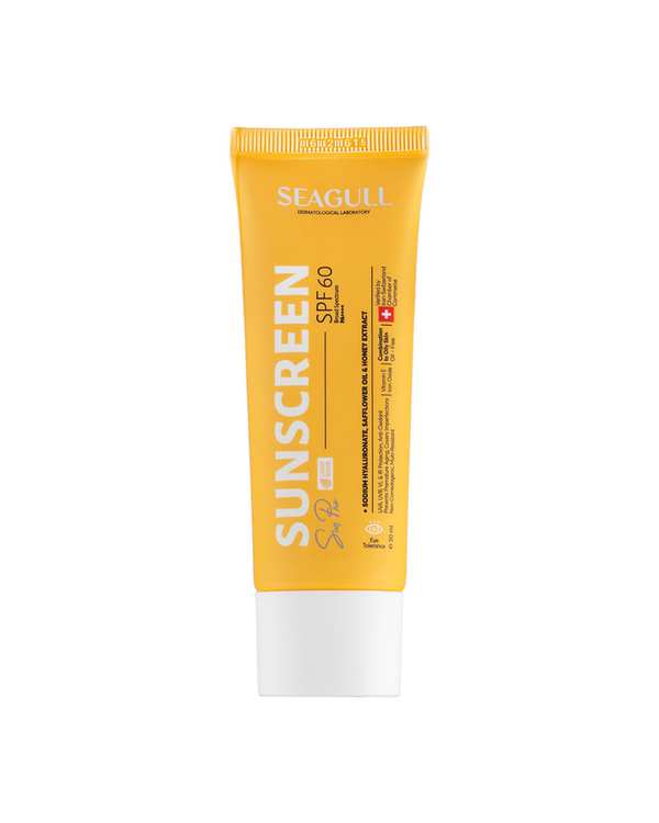 کرم ضد آفتاب رنگی SPF60 سی گل بژ روشن حجم 50ml