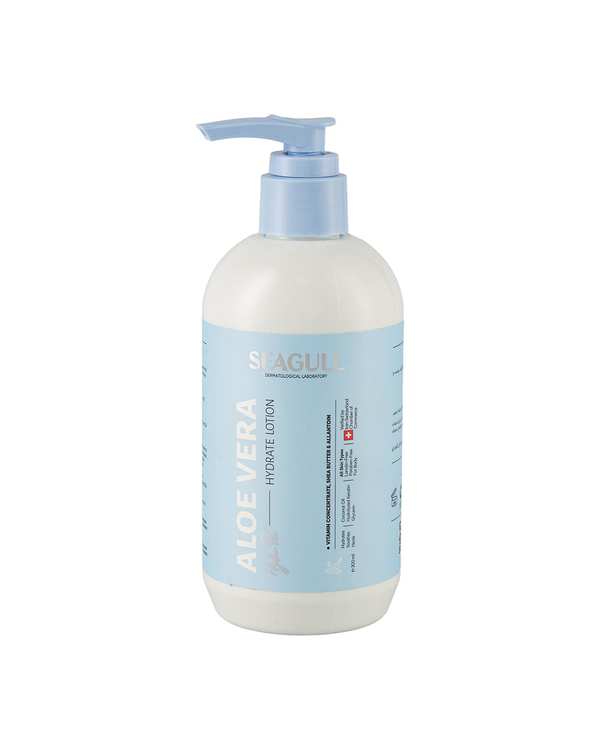 لوسیون بدن آبرسان پمپی سی گل Seagull حاوی عصاره آلوئه ورا حجم 300ml