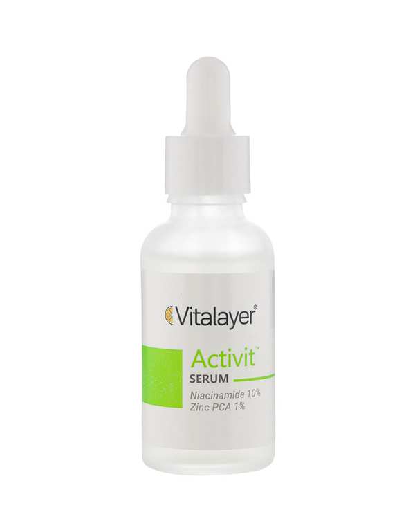 سرم ضد جوش نیاسینامید ویتالیر Vitalayer مدل Activit مناسب پوست چرب حجم 30ml