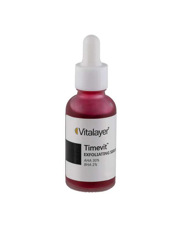سرم لایه بردار قوی ویتالیر Vitalayer مدل Timevit مناسب انواع پوست حجم 30ml