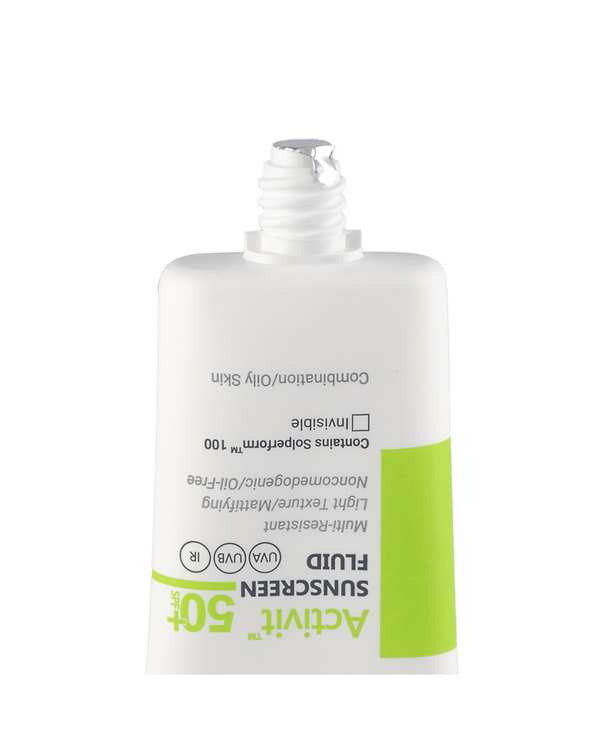 فلوئید ضد آفتاب بی رنگ SPF50 ویتالیر Vitalayer مدل اکتیویت مناسب پوست چرب و مستعد جوش حجم 50ml - تصویر 3