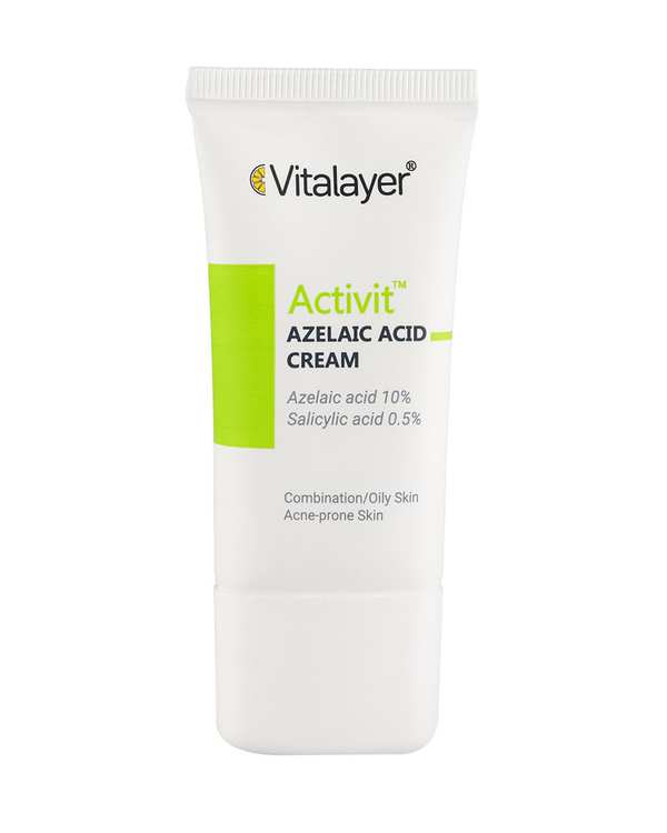 کرم آزلائیک اسید 10 درصد ویتالیر Vitalayer مدل Activit حجم 30ml
