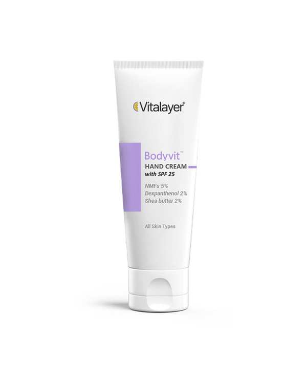 کرم مرطوب کننده دست SPF25 ویتالیر Vitalayer مدل Bodyvit حجم 75ml