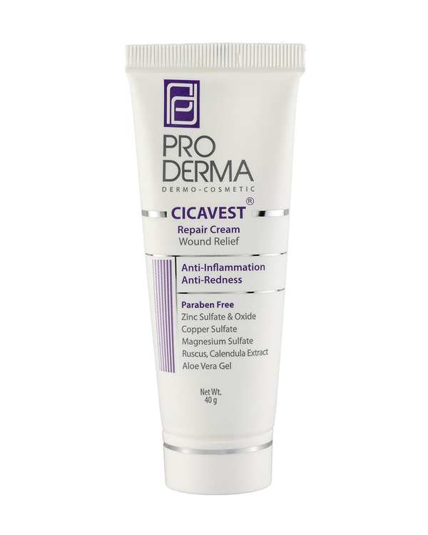 کرم بازسازی کننده و ترمیم کننده پوست پرودرما Proderma مدل Cicavest حجم 40ml