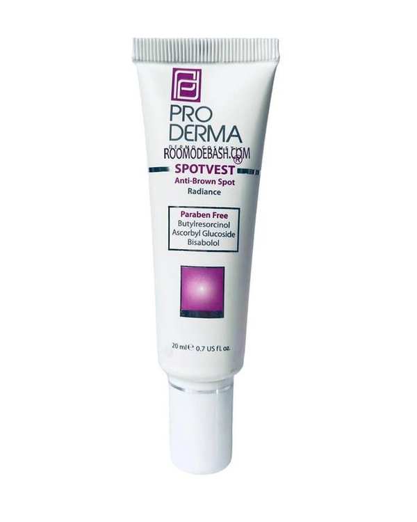 کرم روشن کننده و ضد لک صورت اسپات وست پرودرما Proderma حجم 20ml