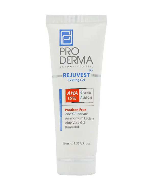 ژل لایه بردار پرودرما Proderma مدل Rejuvest حاوی 15 % AHA حجم 40ml