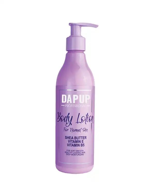 لوسیون بدن دپاپ Dapup مناسب پوست معمولی حاوی ویتامین B5 و شی باتر حجم 300ml