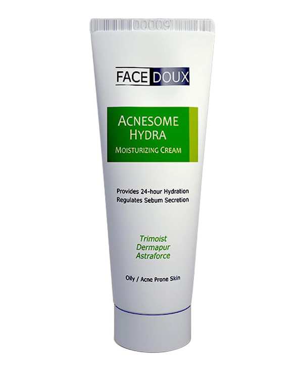 کرم مرطوب کننده آکنه هیدرا فیس دوکس Face Doux مناسب پوست چرب 50ml