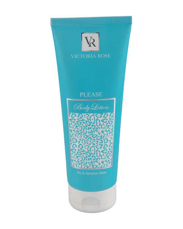 لوسیون بدن ویکتوریا رز Victoria Rose مدل پلیز مناسب پوست خشک و حساس حجم 250ml
