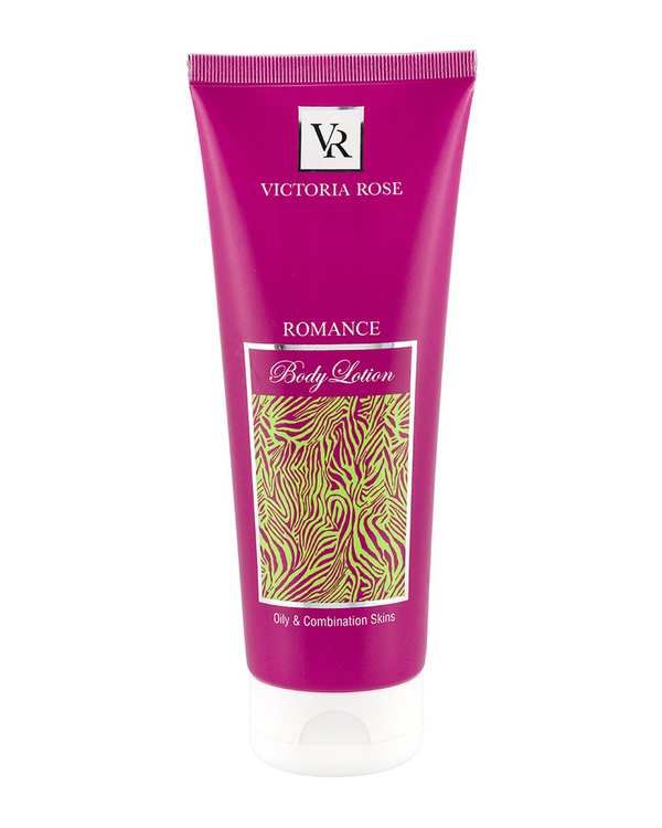 لوسیون بدن ویکتوریا رز Victoria Rose مدل رومنس مناسب پوست چرب و مختلط حجم 250ml