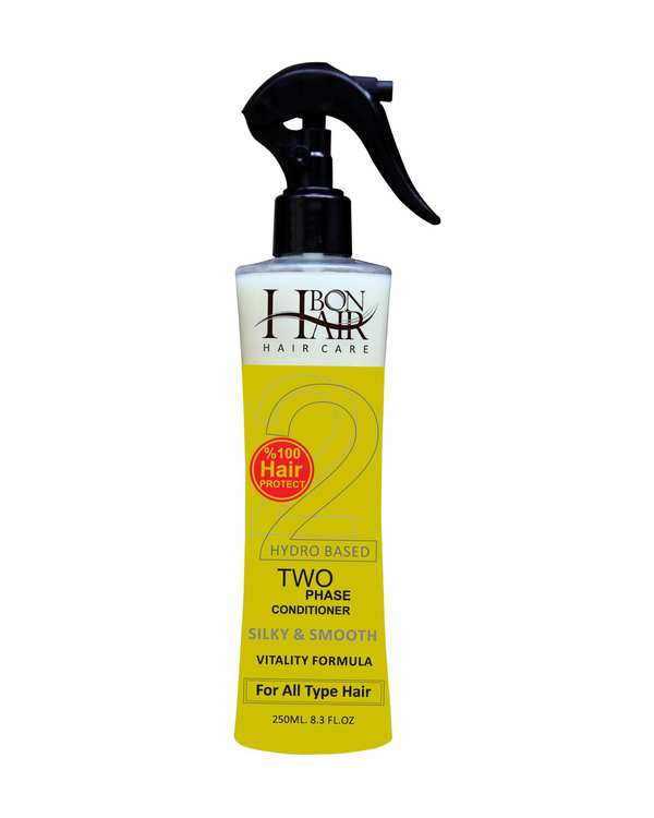 اسپری دو فاز مو بن هیر Bon Hair حاوی روغن آرگان رایحه اکلت حجم 250 میل