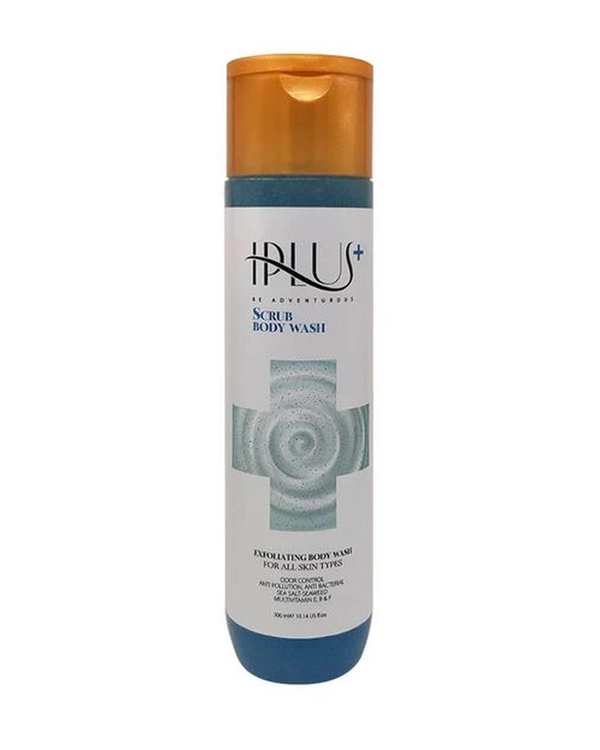 شامپو بدن لایه بردار آی پلاس Iplus حاوی دانه های لایه بردار 300ml