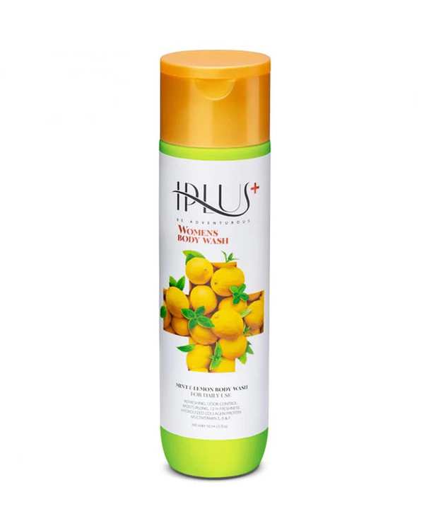 شامپو بدن روزانه زنانه آی پلاس Iplus حاوی عصاره لیمو و نعناع 300ml