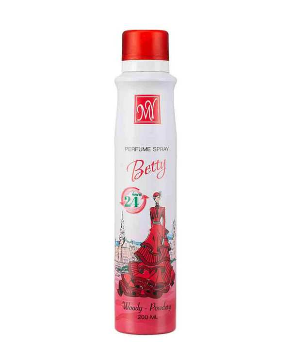 اسپری بدن زنانه 24 ساعته مای My مدل بتی Betty حجم 200ml