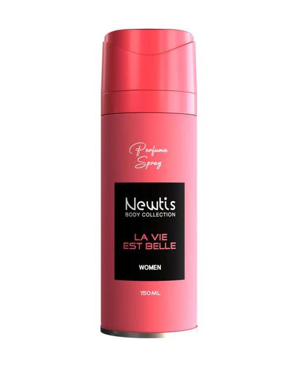 اسپری بدن زنانه نیوتیس Newtise مدل La Vie Est Belle حجم 150ml