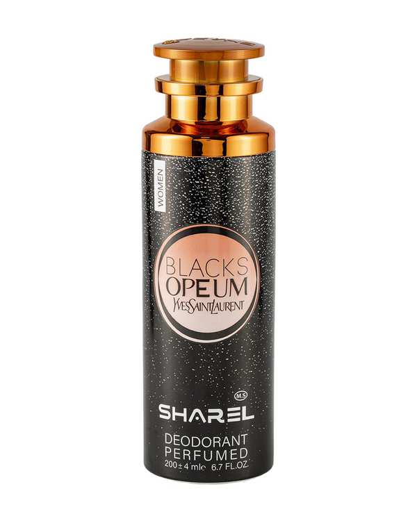 اسپری دئودورانت زنانه شارل Sharel مدل Black Opium حجم 200ml