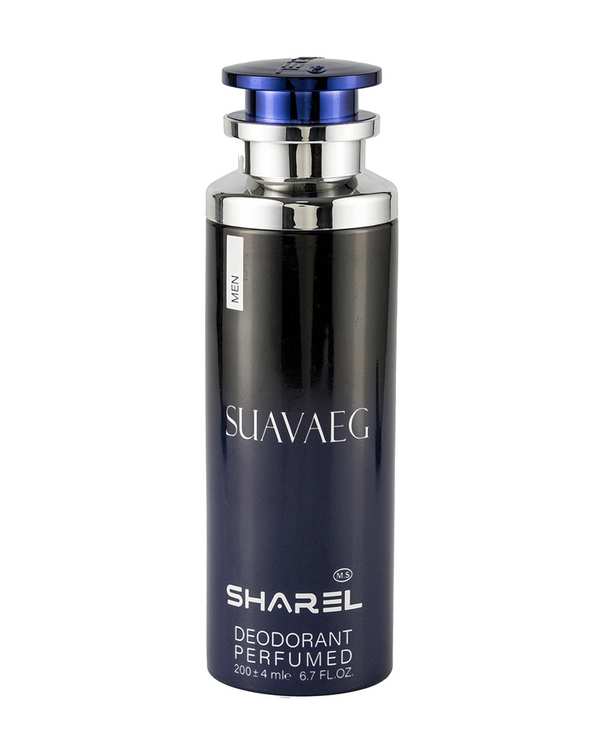 اسپری دئودورانت مردانه شارل Sharel مدل Suavaeg حجم 200ml