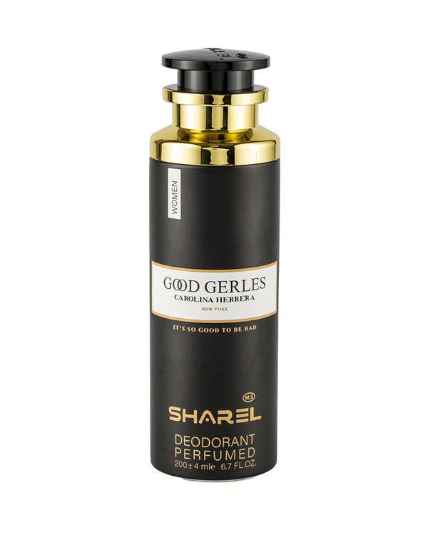 اسپری دئودورانت زنانه شارل Sharel مدل Good Gerles حجم 200ml