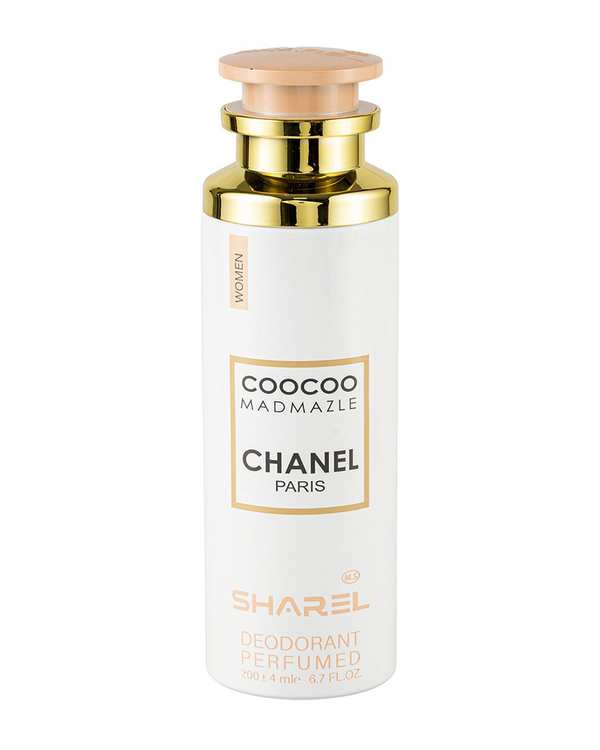 اسپری دئودورانت زنانه شارل Sharel مدل Coocoo Madmazle حجم 200ml