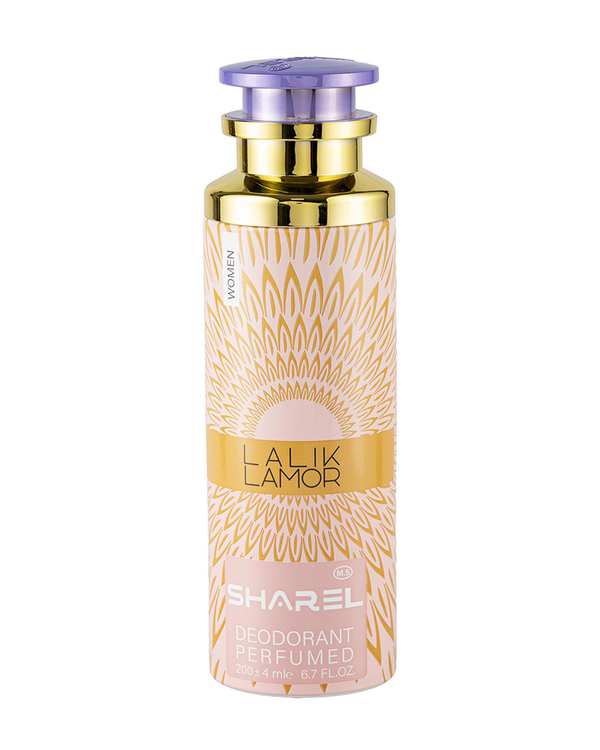 اسپری دئودورانت زنانه شارل Sharel مدل Lalik Lamor حجم 200ml