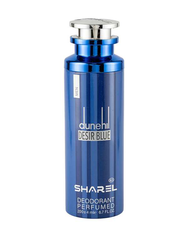 اسپری دئودورانت مردانه شارل Sharel مدل Dunehil Desir Blue حجم 200ml