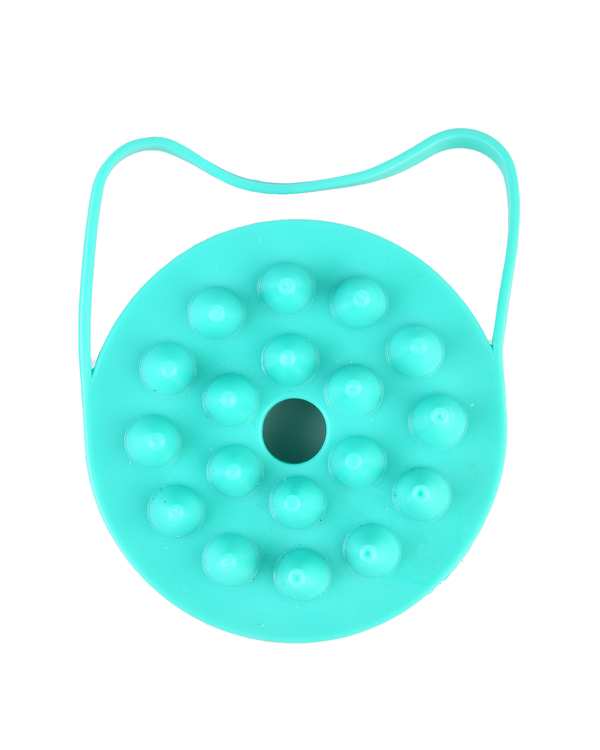 براش سر و بدن شور و ماساژور سیلکونی مو و بدن دو طرفه ارسال رنگ رندوم