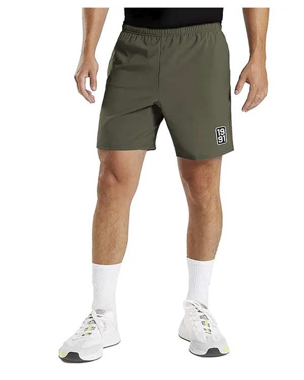 شلوارک ورزشی مردانه آیرو سبز زیتونی نوزده نود و یک 1991 مدل SH1970 OGr