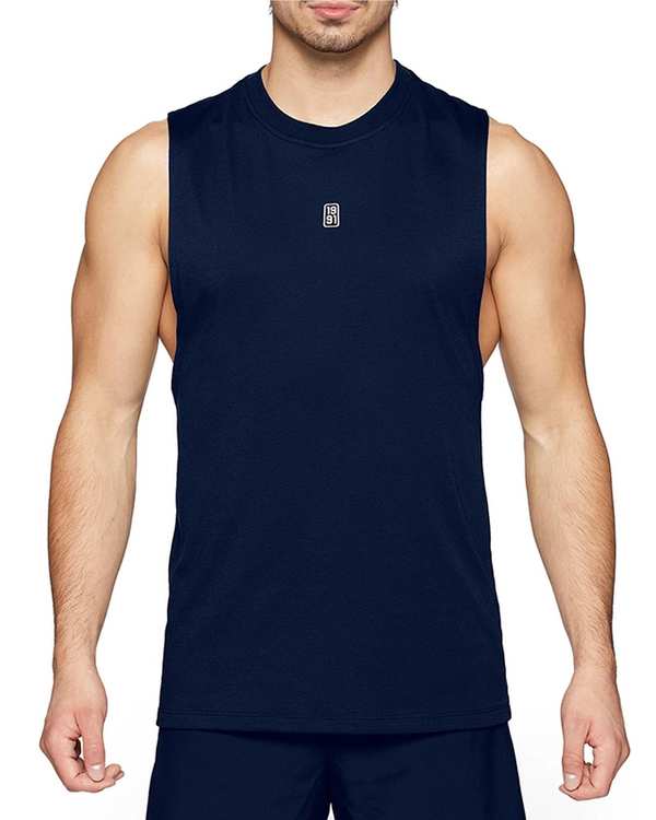 تاپ ورزشی مردانه کلاهدار سرمه ای نوزده نود و یک 1991 مدل TS1986 NB