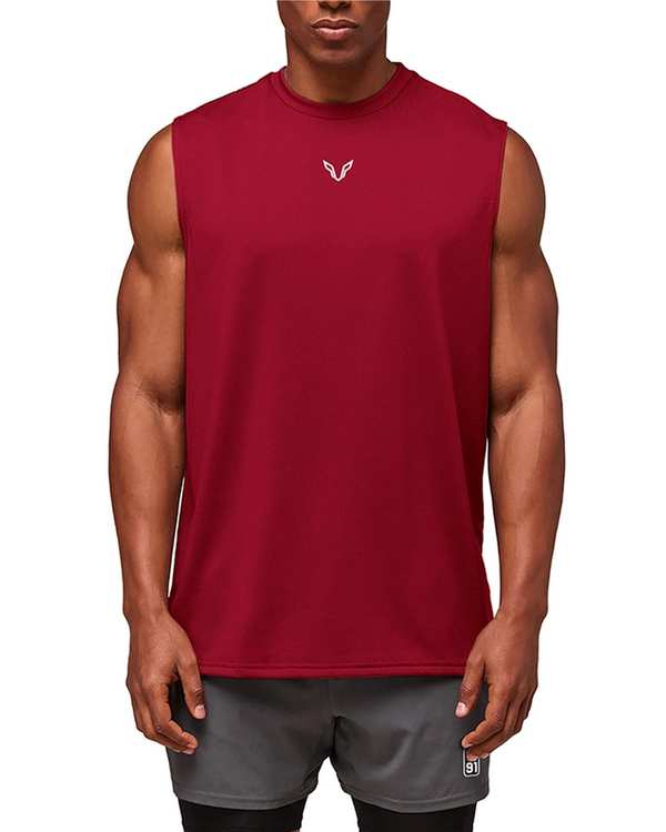 تاپ ورزشی مردانه اورسایز قرمز نوزده نود و یک 1991 مدل TS1990 R