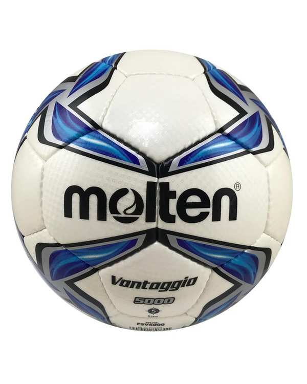 توپ فوتبال آبی متالیک مولتن مدل ونتاژیو 5000 کد GKI 2040