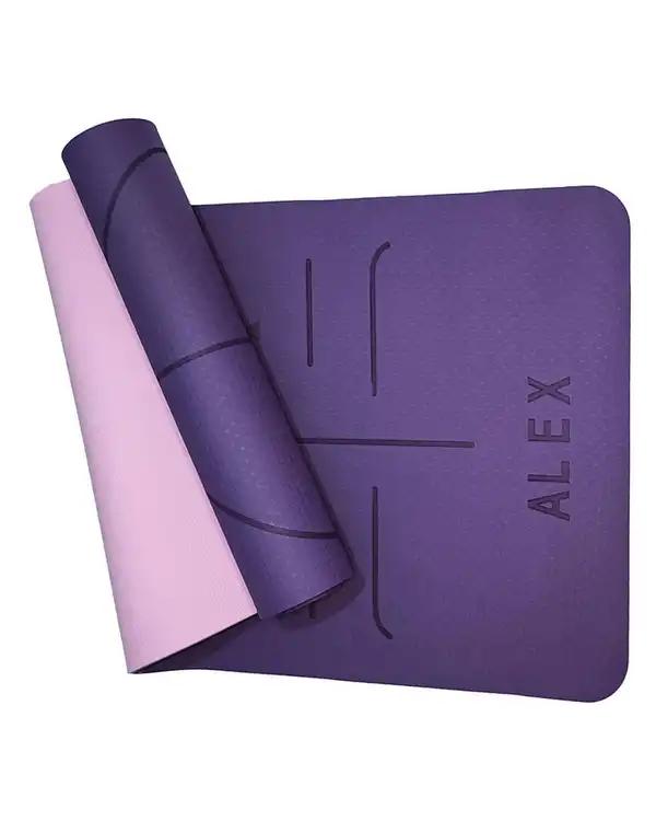 مت یوگا و پیلاتس بنفش الکس مدل 2022 ضخامت 8 میلی متر
