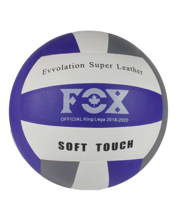 توپ والیبال آبی فاکس مدل سافت تاچ به همراه تلمبه
