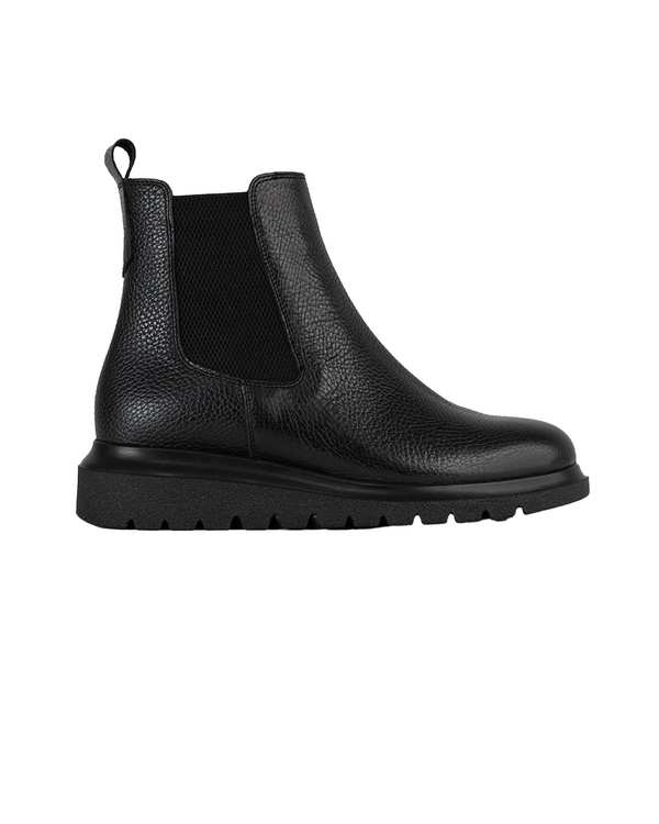 بوت چرم زنانه طبی مشکی برتونیکس Berttonix کد A-4029