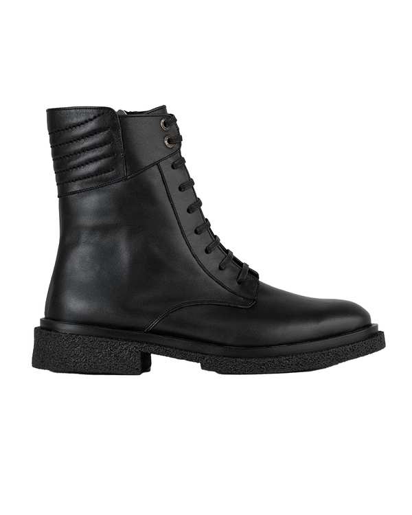 بوت چرم زنانه طبی مشکی برتونیکس Berttonix کد D 930