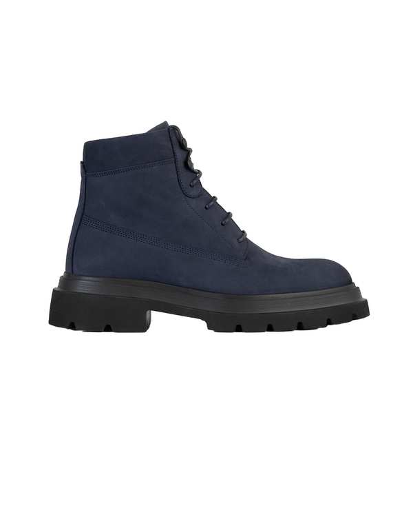 بوت چرم مردانه طبی سرمه ای برتونیکس Berttonix کد C 545