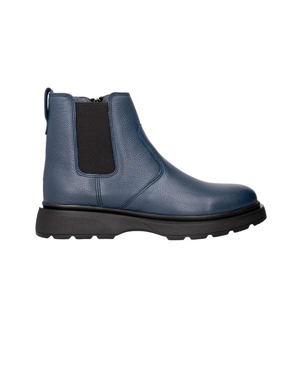 بوت چرم مردانه طبی سرمه ای برتونیکس Berttonix کد M-۴۱۳ B